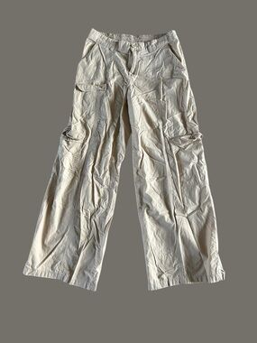 [wild fable] Wide Leg Khaki Cargo Pants